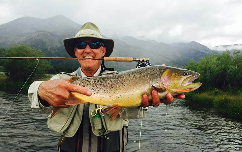 Private wade fishing